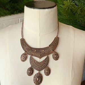 Park Lane bronze boho necklace and earring set
